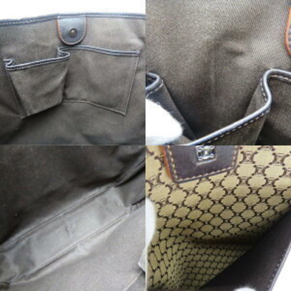 Celine tote bag brown beige macadam - Picture 9 of 11